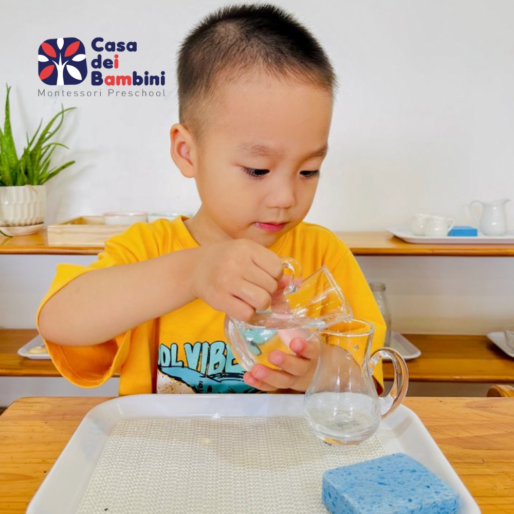 Bài tập rót nước