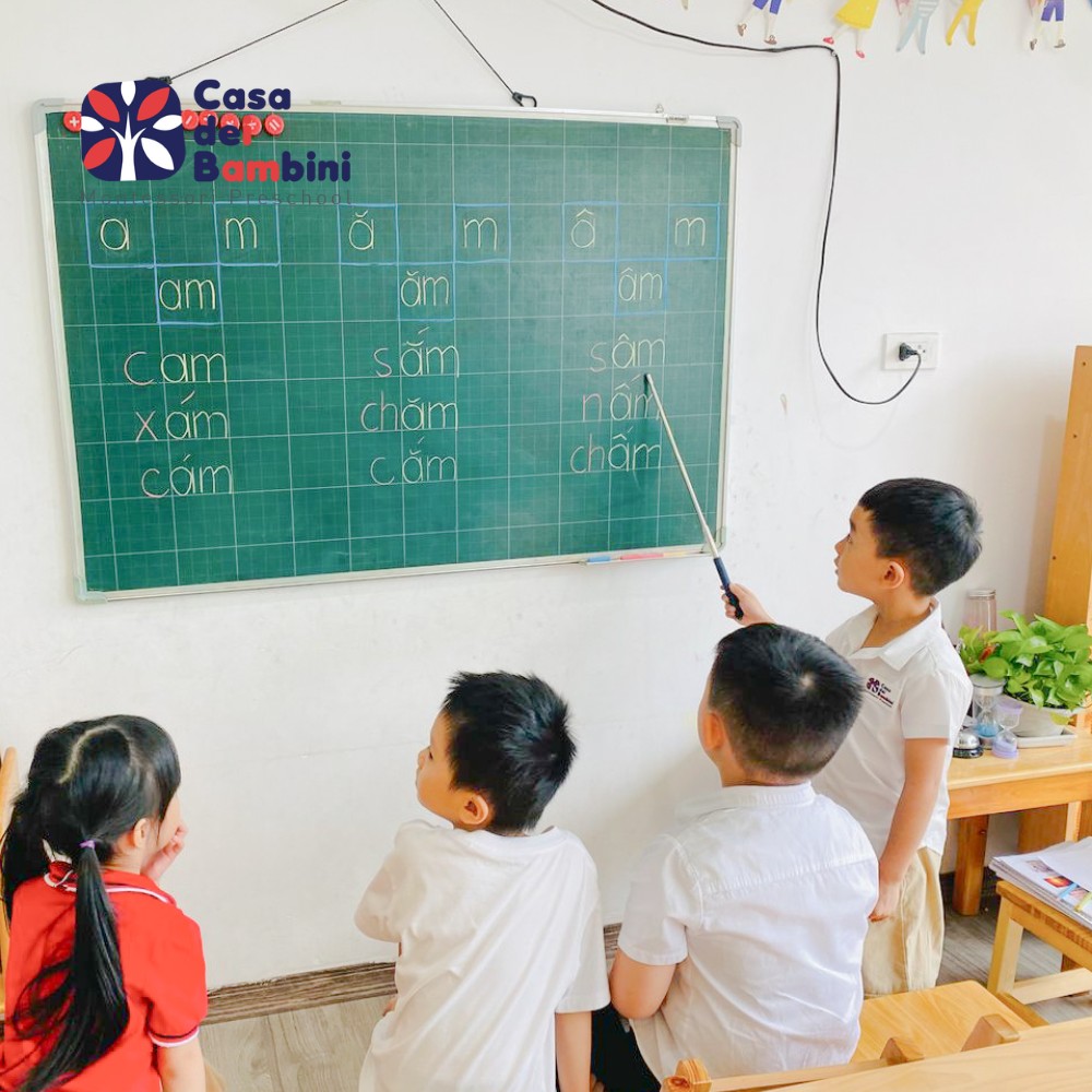 Học tiền tiểu học tại Casa dei Bambini