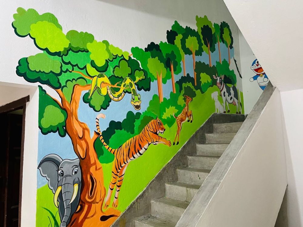 Khu vườn thiên nhiên kết hợp cùng câu chuyện cổ tích quen thuộc