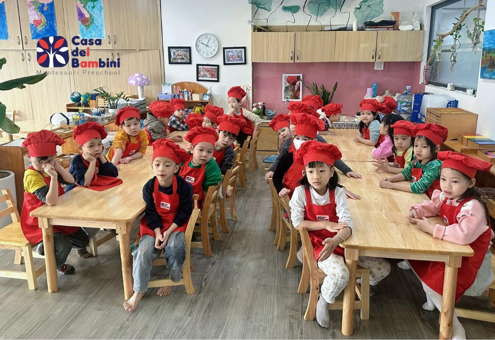 Không gian học tập theo phương pháp HighScope được bố trí như thế nào