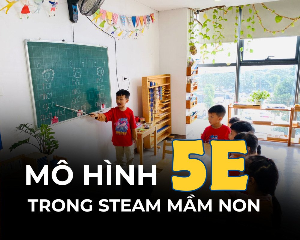 Quy trình 5E trong STEAM mầm non là gì