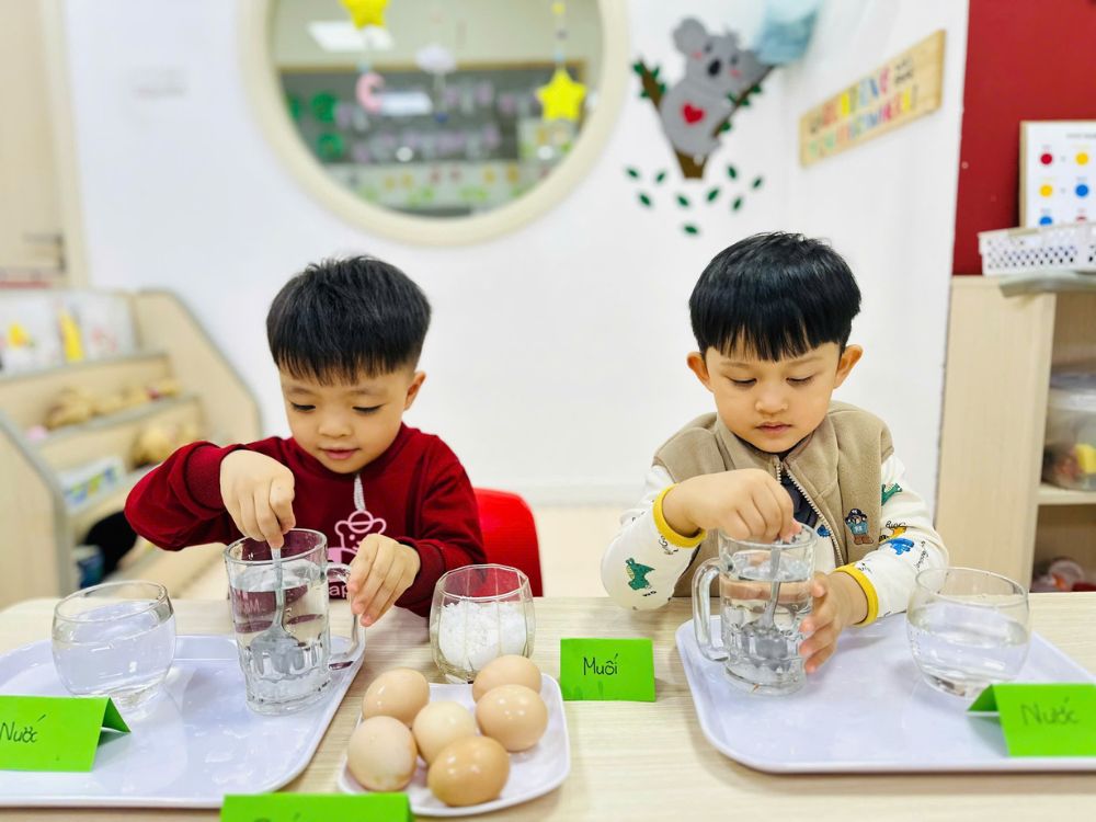 Thí nghiệm với trứng thú vị
