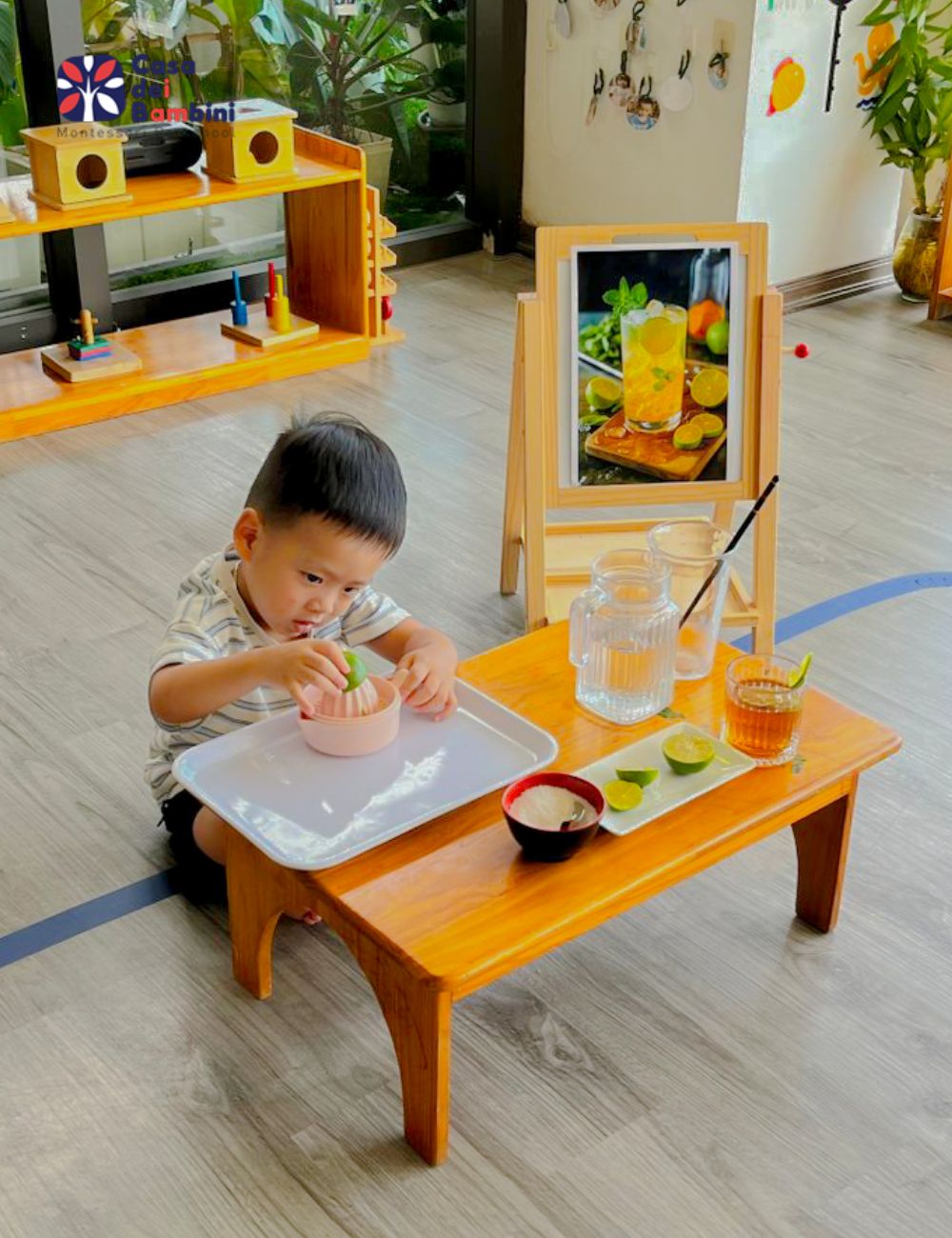 Thực hành thí nghiệm bổ ích cùng thầy cô tại Casa dei Bambini