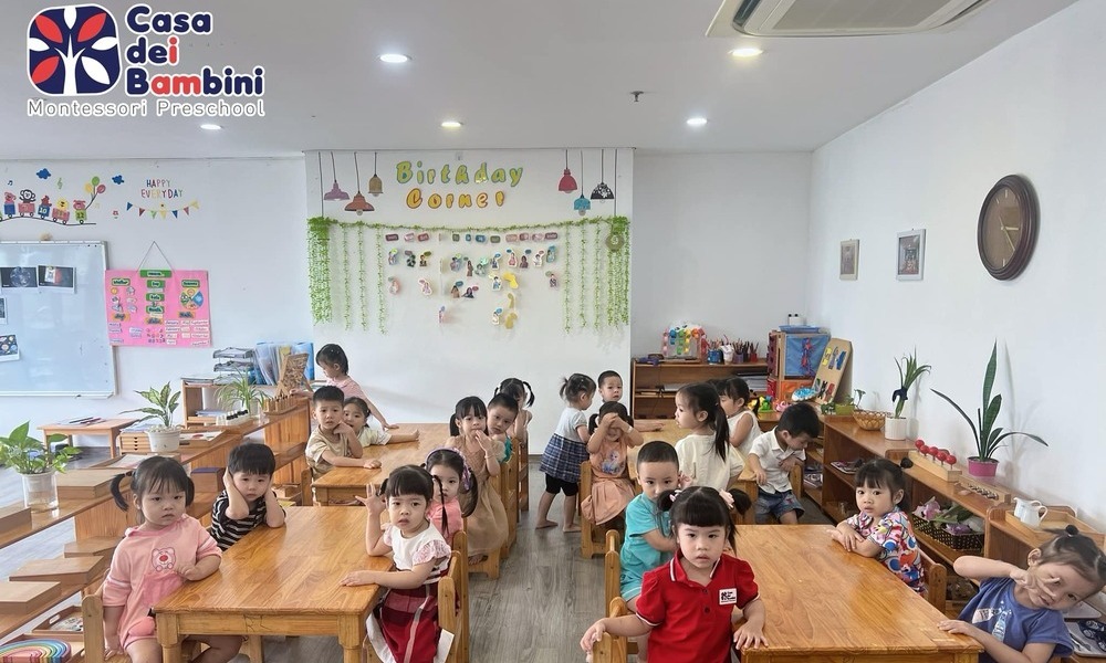 Lớp học yên tĩnh