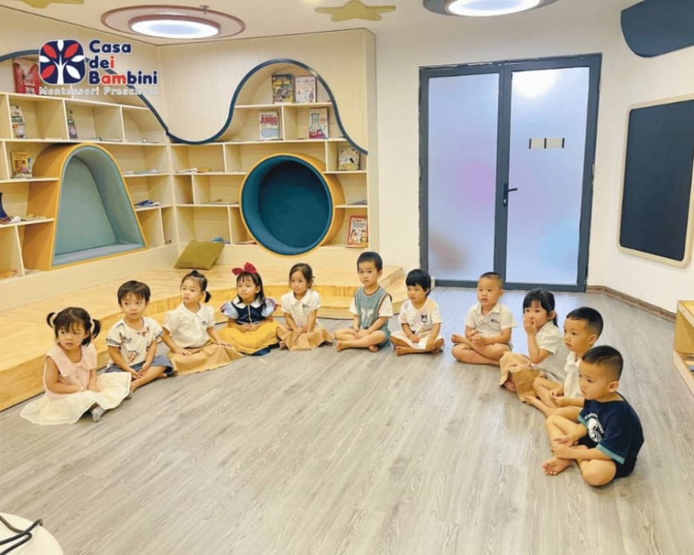 Trang trí lớp học Montessori cho trẻ 3-6 tuổi